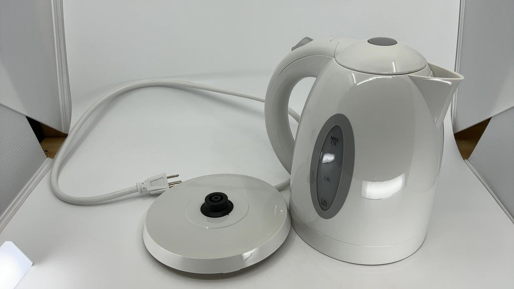 OVENTE KP72W Electric Kettle, 1.7L Fast Boil, White, Boil-Dry Protection