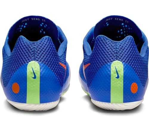 Nike Rival Sprint Spikes DC8753-401 Size 6.5 Men / 8 Women Racer Blue/Lime Blast