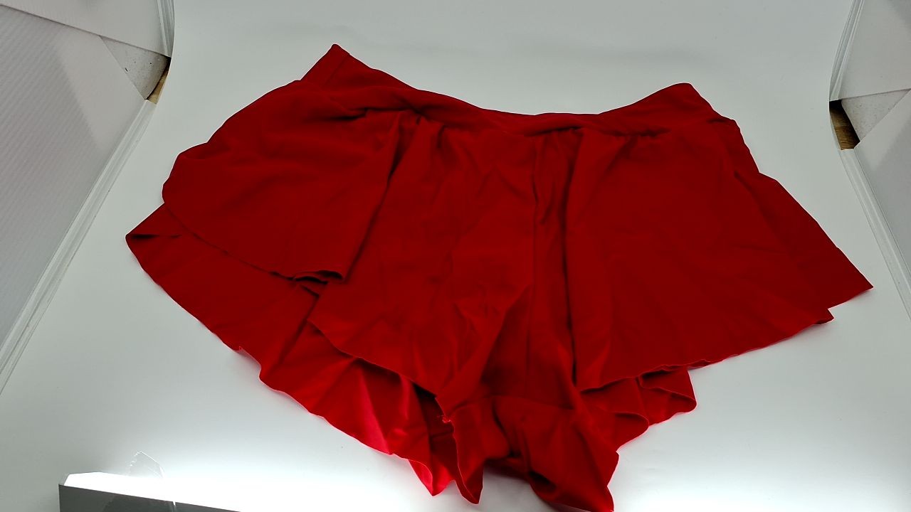 Eomenie Women's Medium Red Swim Trunks High Waisted Board Shorts