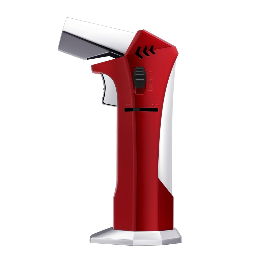 PEAKS COMFORTS Kitchen Torch for Cooking with Adjustable Flame,Red