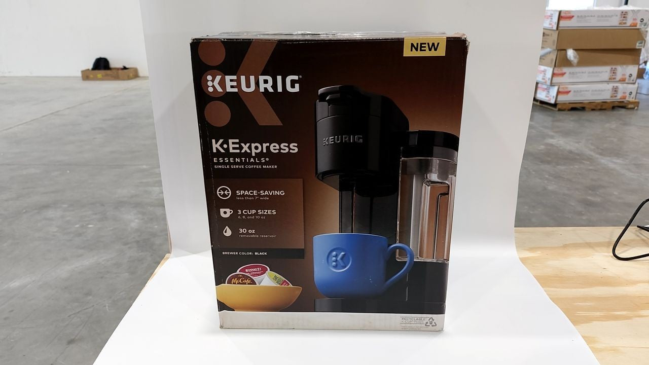 Keurig K-Express Essentials Black Single-Serve K-Cup Pod Coffee Maker