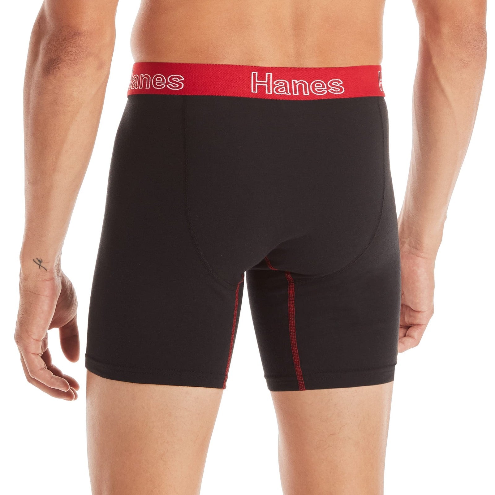 Men's Hanes Boxer Briefs 6-Pack, Moisture-Wicking, Comfort Flex Fit