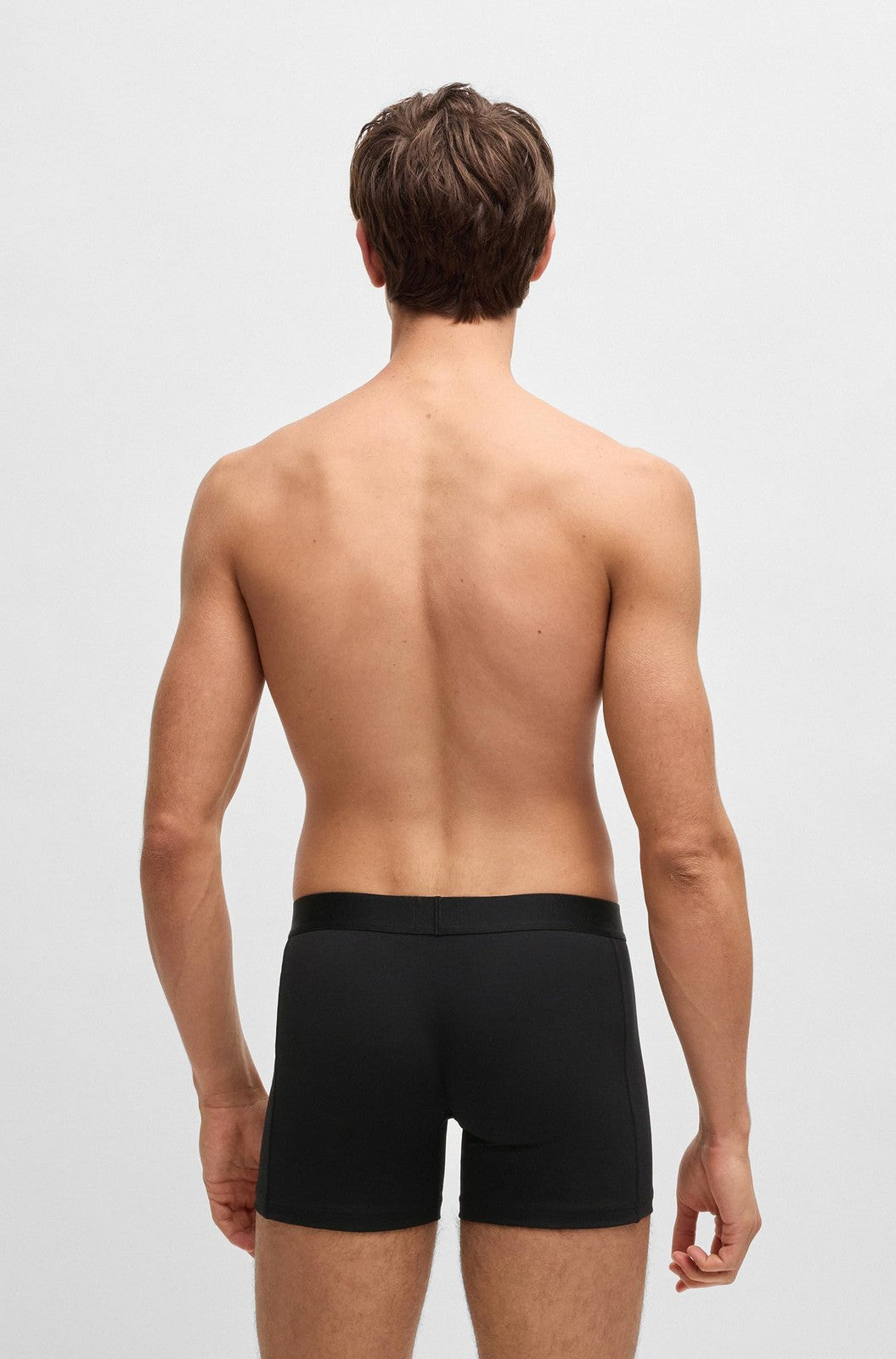 BOSS, 3-Pack Logo Icon Boxer Brief, black carbon, XXL