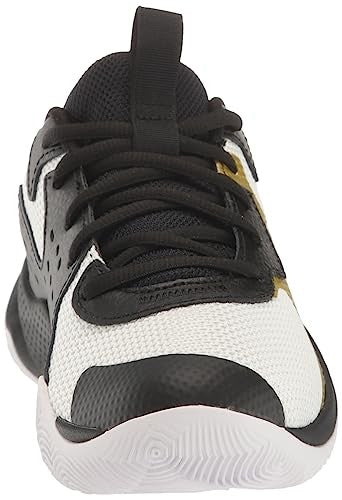 Under Armour Unisex Pre School Jet '23, (100) White/Black/Metallic Gold, 2, US