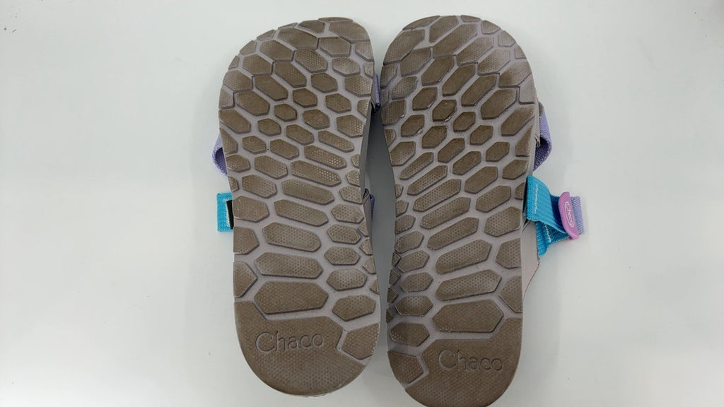 Chaco Women's Lowdown Slide Sandal, Purple Rose Aqua, 9