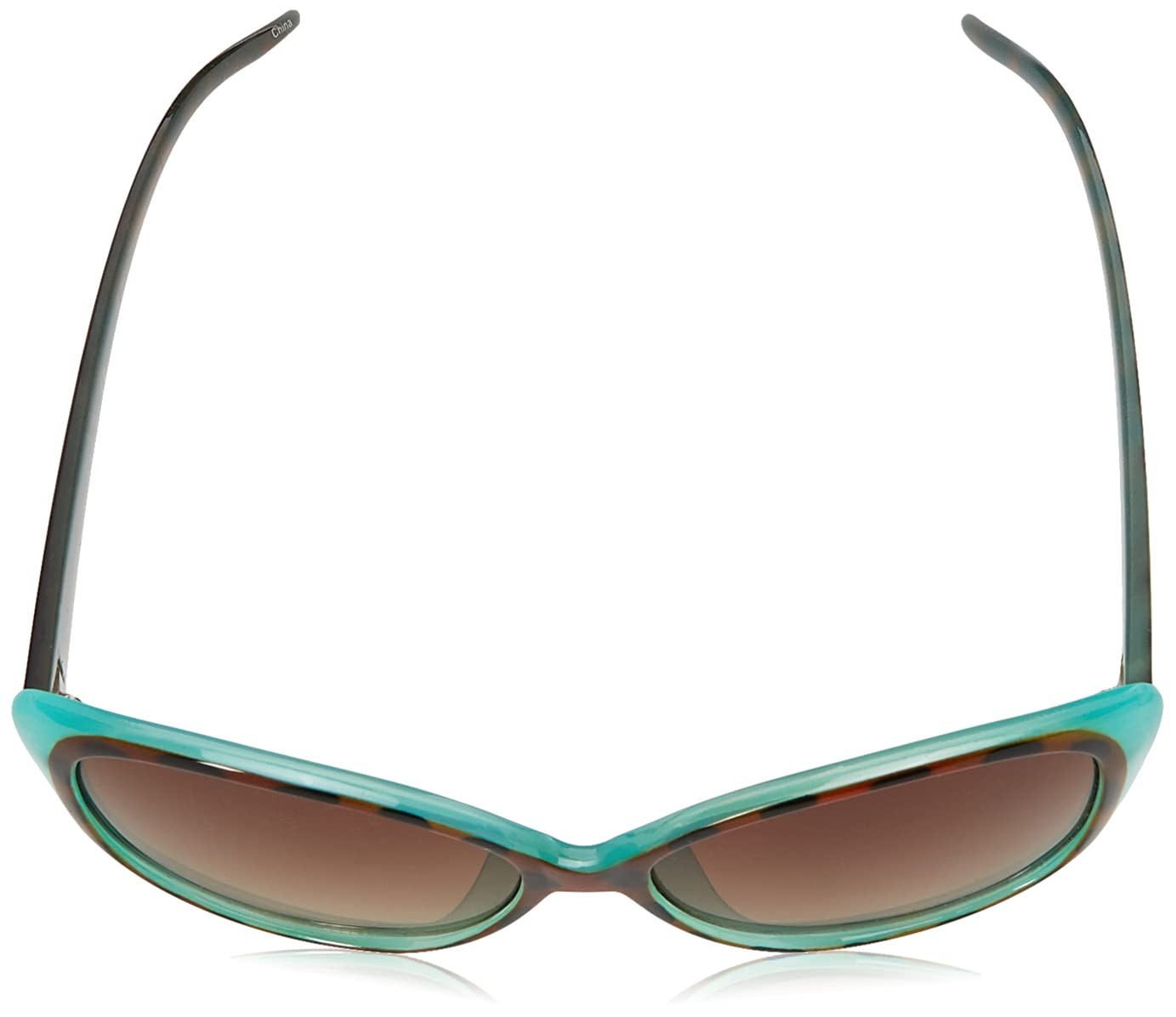 Jessica Simpson Women's Cat Eye Sunglasses, UV400, 56mm, Animal & Blue