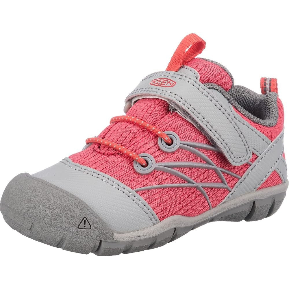 KEEN unisex-child Chandler CNX Comfortable Sneakers, Drizzle/Dubarry, 7 Toddler