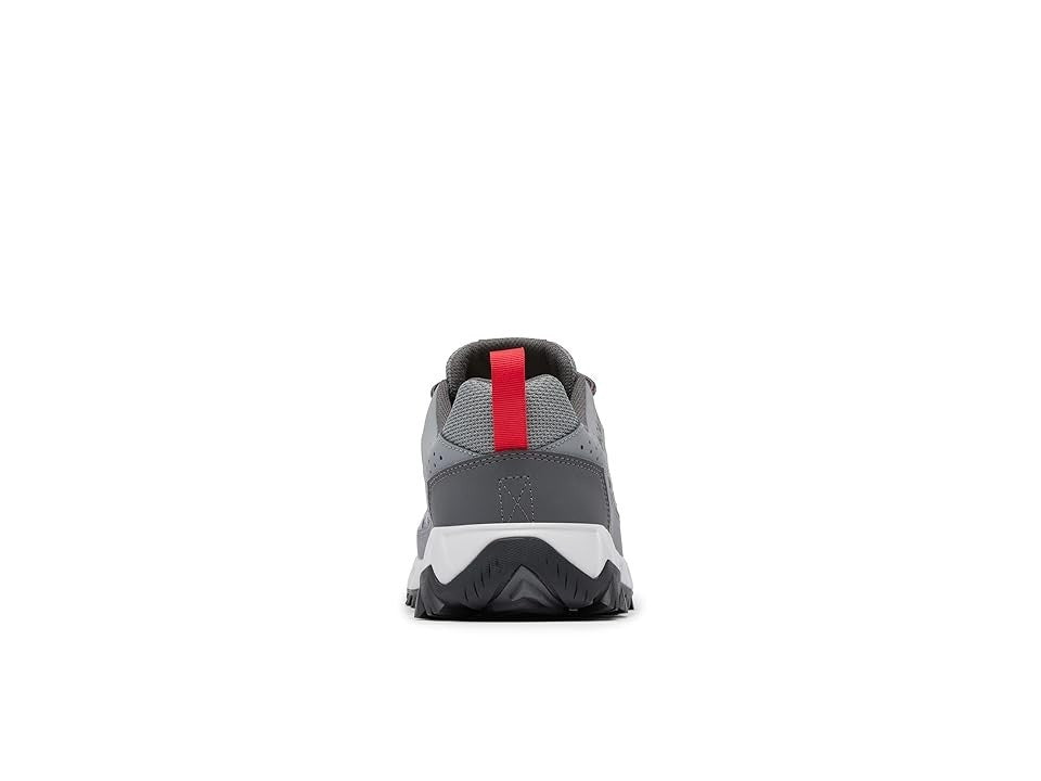 Columbia Men's Strata Trail Low, Titanium Grey Steel/Mountain Red, 10.5