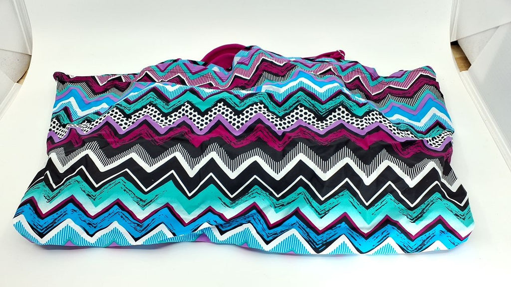 X-Large Dokotoo Womens Padded Tankini Swim Top Multicolored Striped