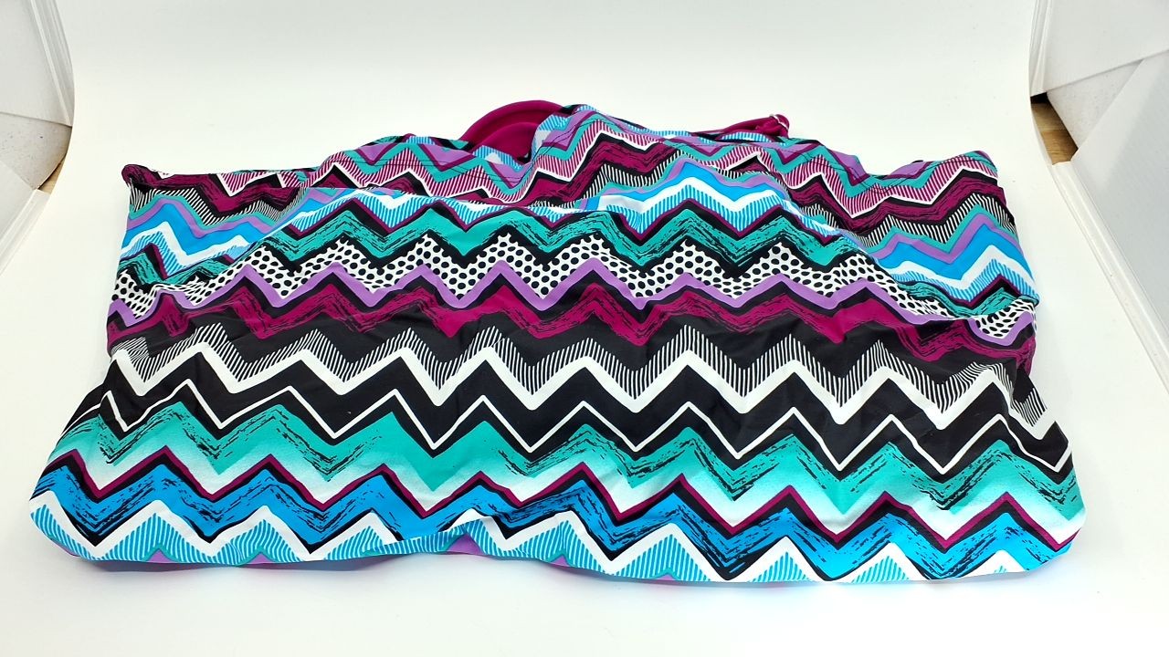X-Large Dokotoo Womens Padded Tankini Swim Top Multicolored Striped