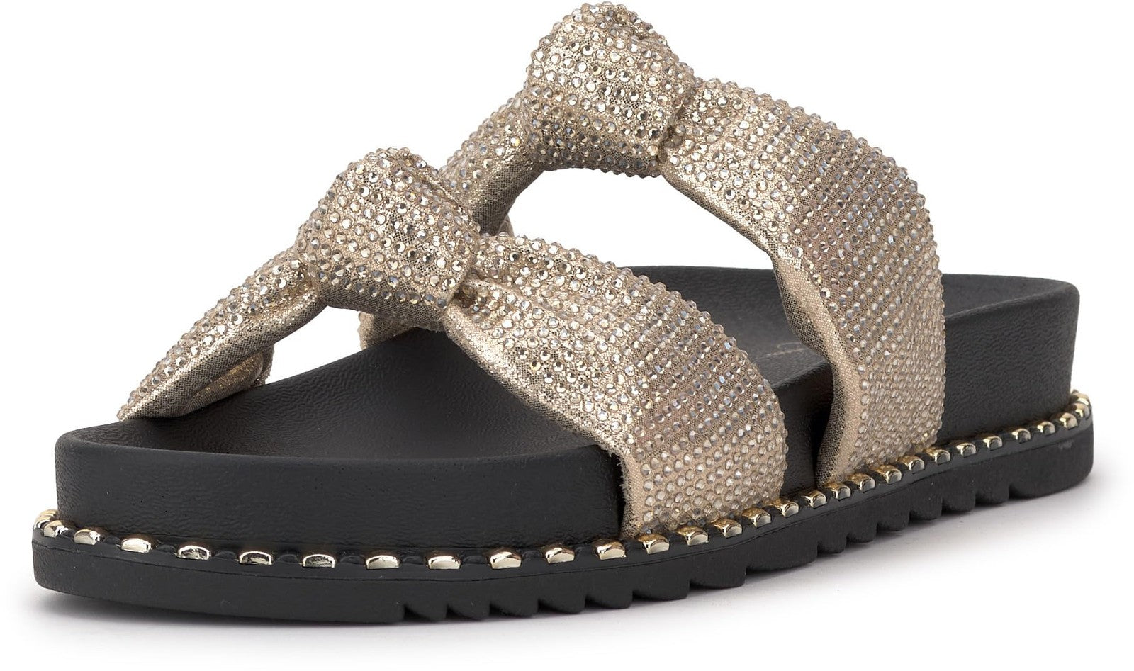 Jessica Simpson Women's Caralyna Slide Sandal, Champagne, 6