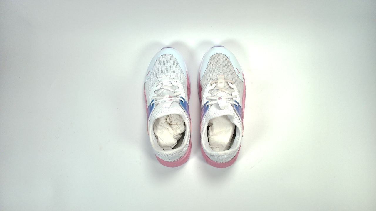 PUMA Shoes Pacer Future Sneaker, 2 US Unisex Little Kid, White-Vivid Violet