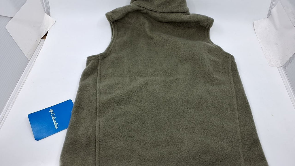 Columbia Youth Boys Steens MTN Fleece Vest, Stone Green, X-Small