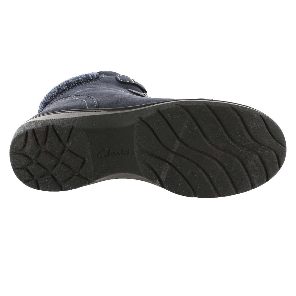 Clarks Women's Carleigh Jade Ankle Boot, Navy Nubuck, 6.5