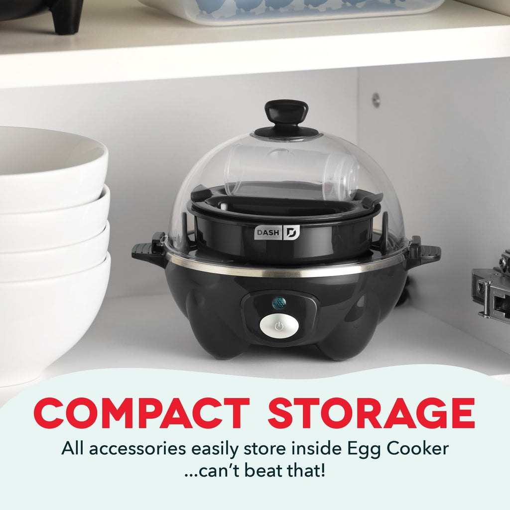 DASH Electric Egg Cooker 7 Egg Capacity for Omelets & Scrambled Eggs