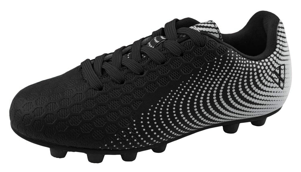 Vizari Stealth Soccer Cleats 9.5 Toddler Black/White Youth Athletic Shoes