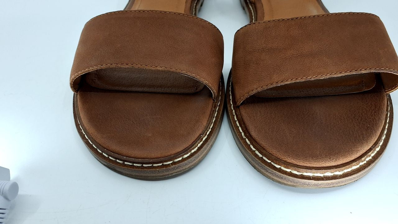 Lucky Brand Women's Kimaya Flat Sandal, Pinto, 10