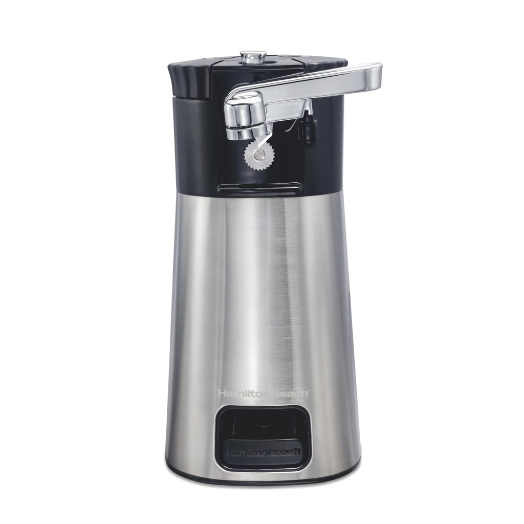 OpenStation Electric Can Opener w/ Jar Openers & Cord Storage, Stainless Steel