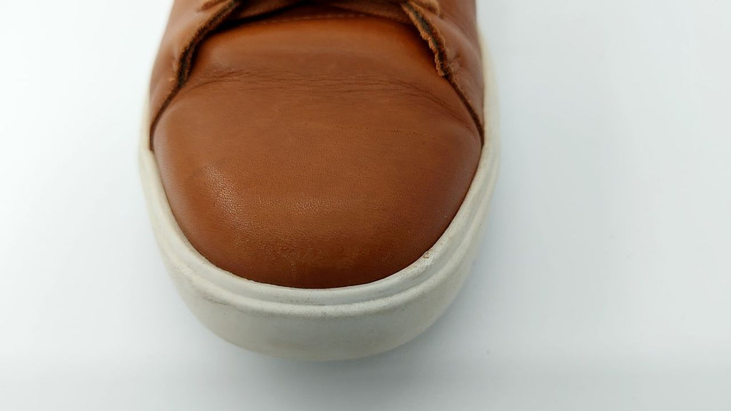 Cole Haan Men's Grand Crosscourt Sneaker, British Tan/Egret, Size 7.5