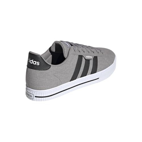 adidas Men's Daily 3.0 Skate Shoe, Dove Grey/Core Black/Cloud White, 12