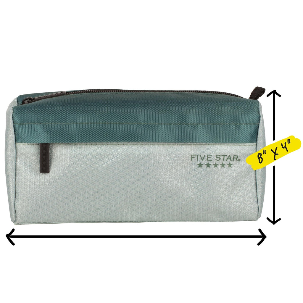 Five Star Pencil Case, 9-Pocket Organizer for School Supplies, Green