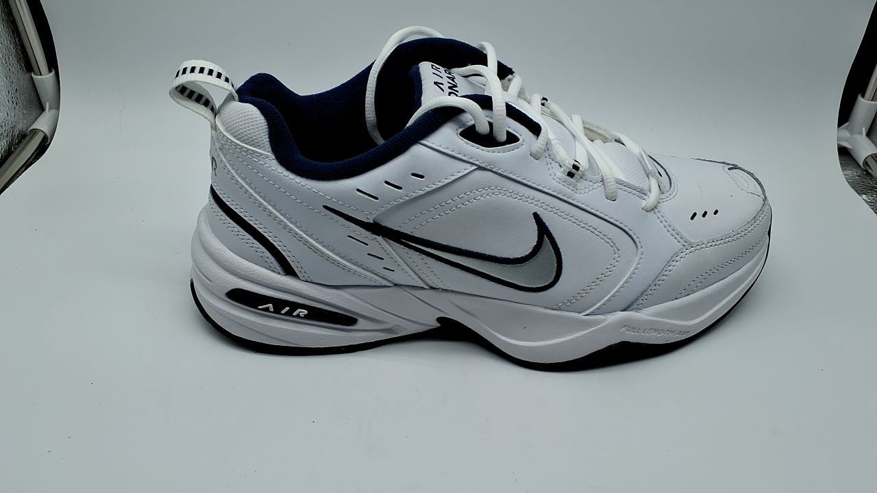 Nike Men's Air Monarch IV D Training Shoes, White/Navy, 10.5 M