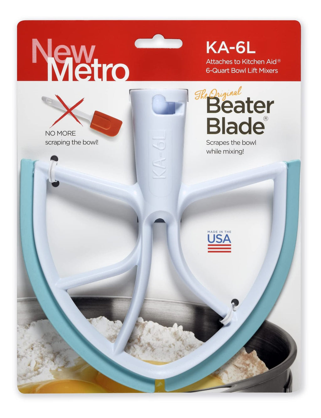 Aqua Beater Blade for KitchenAid 6 & 7 Qt Stand Mixers, KA-6LAQ