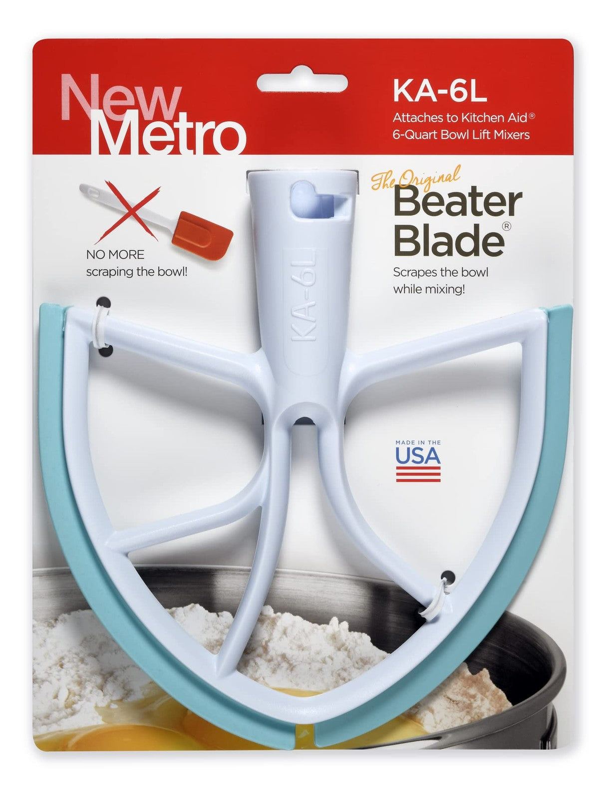 Aqua Beater Blade for KitchenAid 6 & 7 Qt Stand Mixers, KA-6LAQ