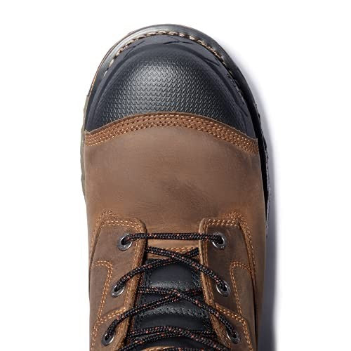 Timberland PRO Men's 6in Waterproof Work Boot, Composite Toe, Brown, 12W