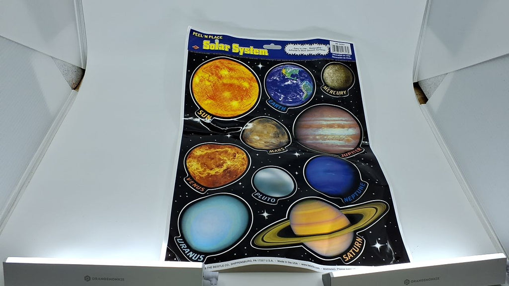 Solar System Peel 'N Place Party Accessory (1 count) (10/Sh)