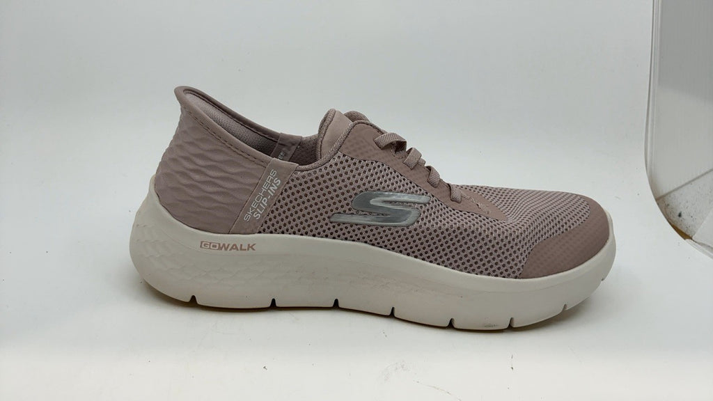 Mauve Skechers Go Walk Flex Slip-Ins, Women's Sneakers, Size 8