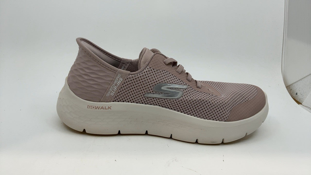 Mauve Skechers Go Walk Flex Slip-Ins, Women's Sneakers, Size 8