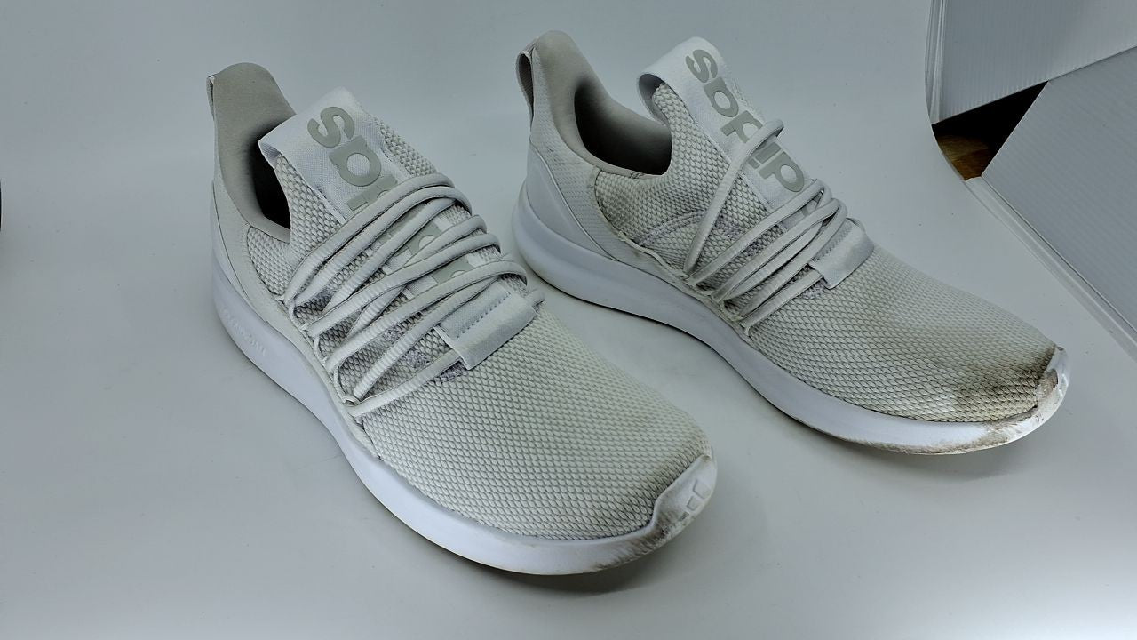 adidas Men's Lite Racer Adapt 7.0, White/Grey/Grey, 10