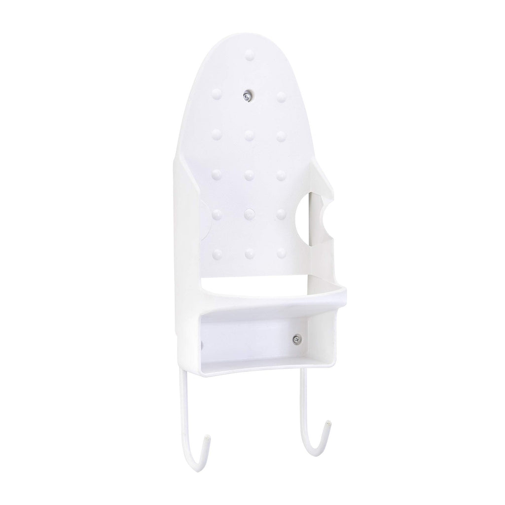 Iron & Ironing Board Wall Organizer - Fits T-Shaped Boards, White