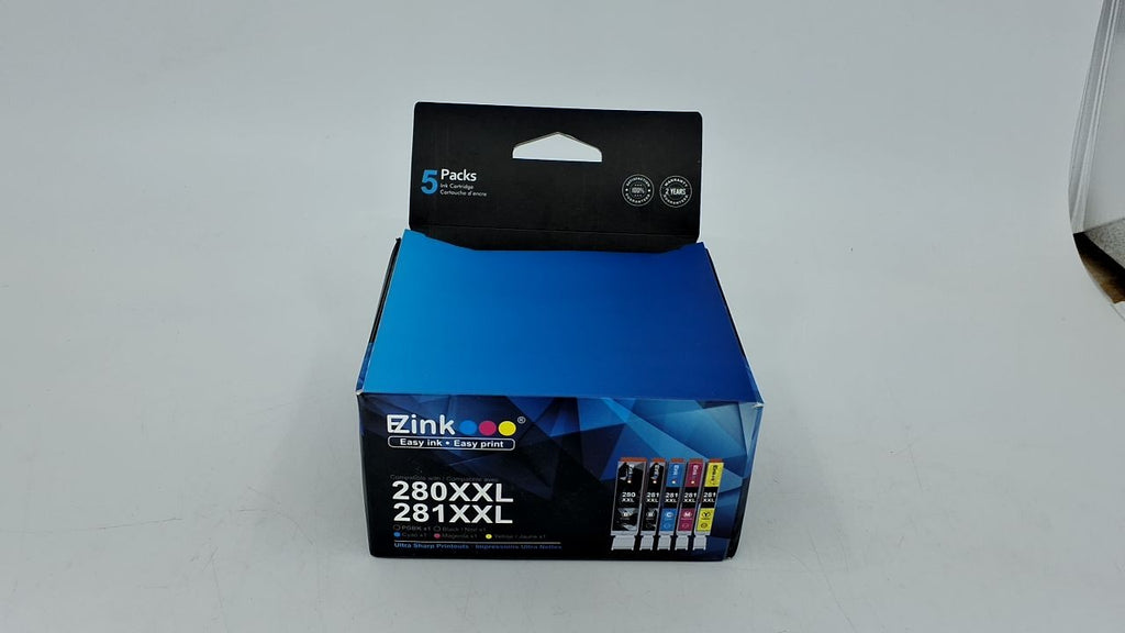 E-Z Ink 5 Pack Compatible Ink Cartridges for Canon PGI-280XXL CLI-281XXL