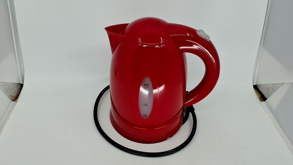 OVENTE 1.7L Fast Boiling Kettle, Red, BPA Free, Removable Filter, Auto Shut-Off