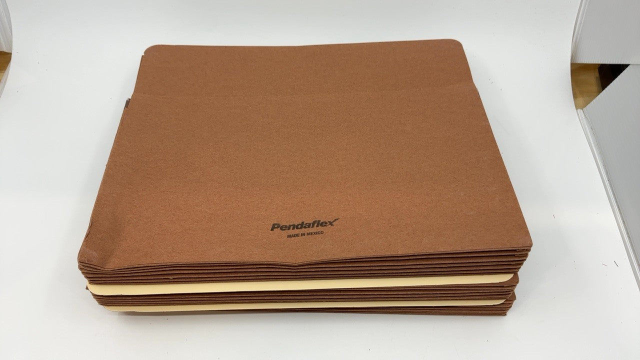 Pendaflex File Pockets, Letter Size, 5.25" Expansion, Redrope, Box of 10