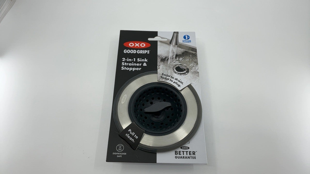 OXO Good Grips 2-in-1 Sink Strainer Stopper