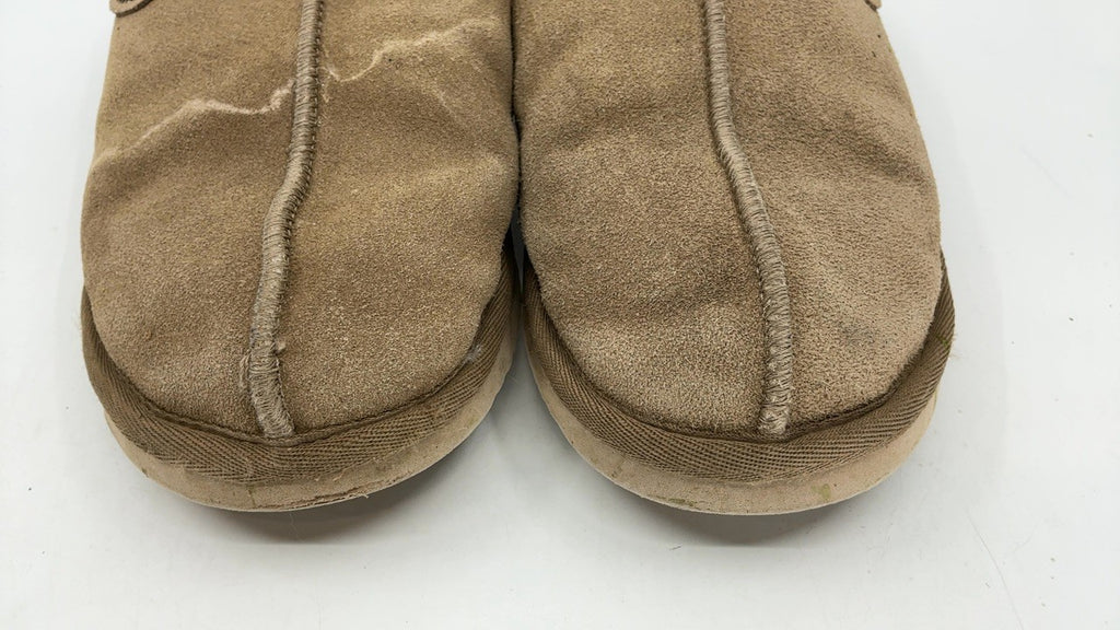 Dearfoams Greta Shearling Clogs, Driftwood, Women’s Size 9, Indoor/Outdoor