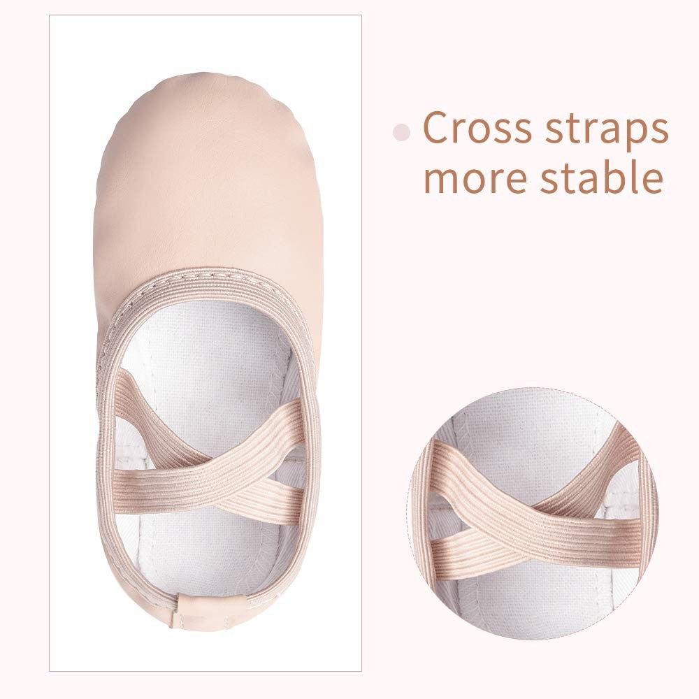 Stelle Girls Ballet Shoes 1 Big Kid Ballet Pink Soft Leather Dance Slippers