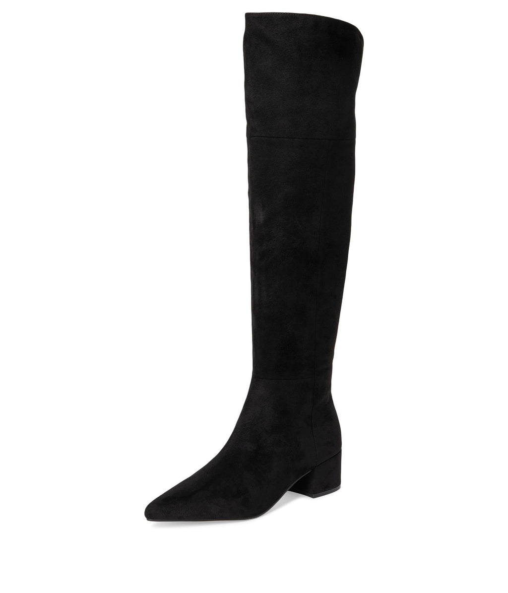 Marc Fisher LTD Women's Lottie Over-The-Knee Boot, Black 001, 10