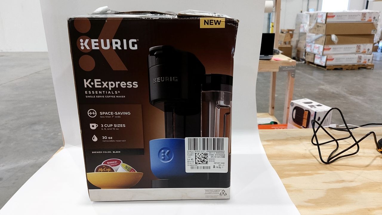 Keurig K-Express Essentials Black Single-Serve K-Cup Pod Coffee Maker