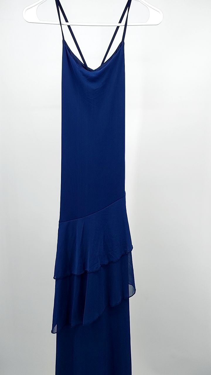 Sweetheart Neck Ruffled Maxi Cami Dress