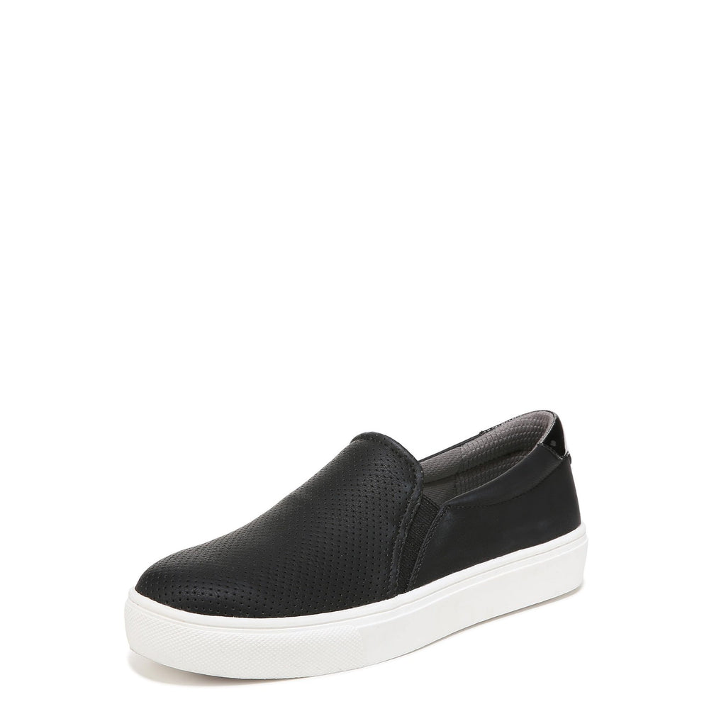 Dr. Scholl's Shoes Womens Nova Slip On Fashion Sneaker Black Nubia Perf 7.5 M