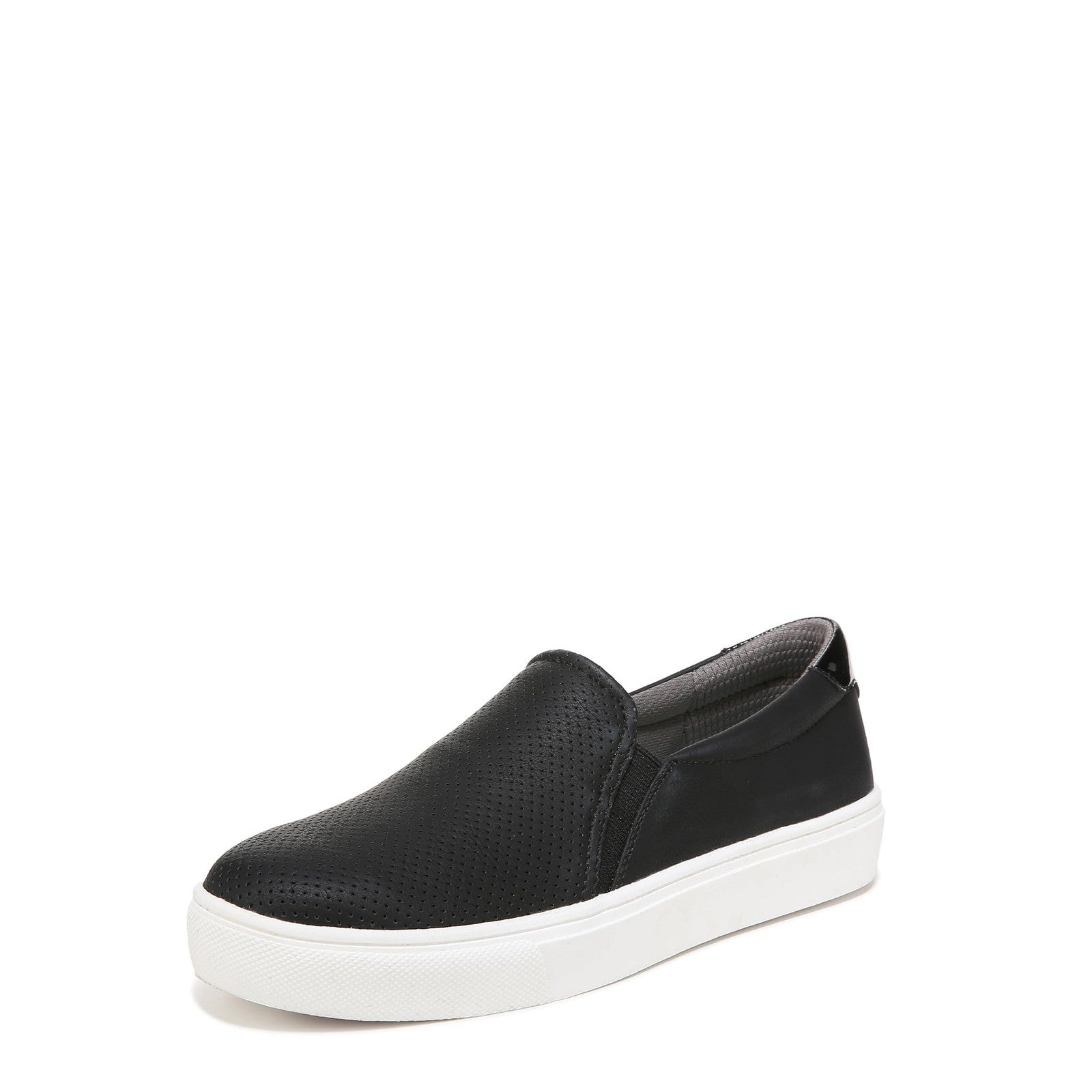 Dr. Scholl's Shoes Womens Nova Slip On Fashion Sneaker Black Nubia Perf 7.5 M