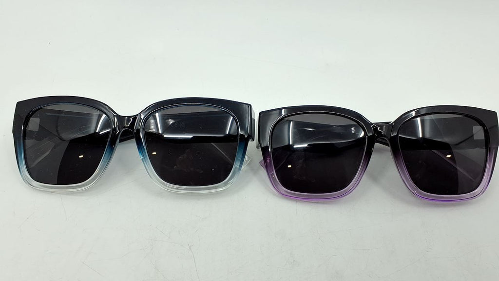 2 Pack Polarized Oversized Square Sunglasses w/ UV Protection