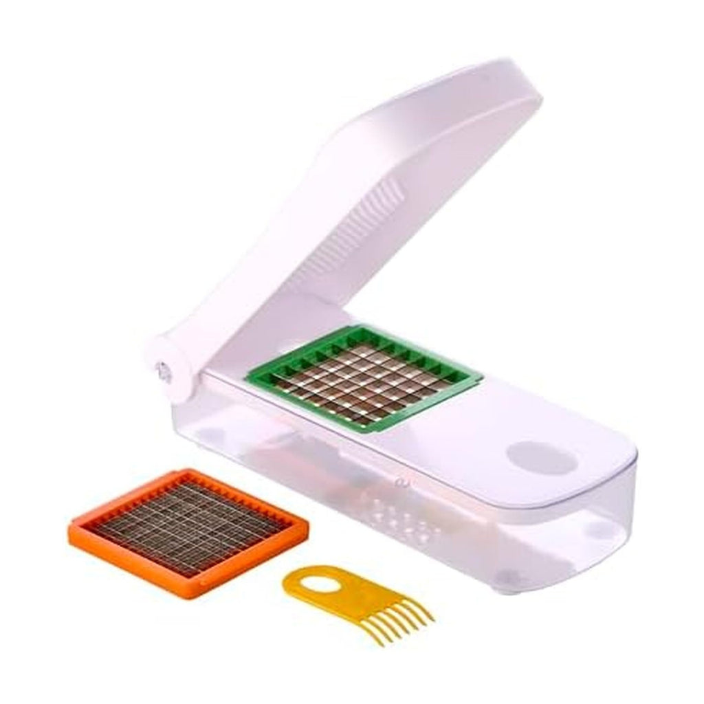 Farberware Vegetable Chopper w/ 2 Blades, Dices Onions, Tomatoes, Potatoes