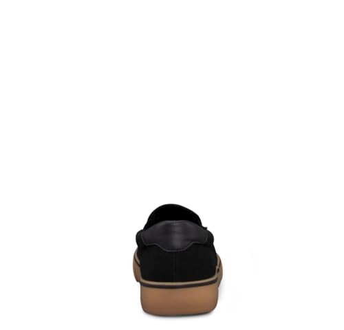 Men's Lugz Clipper Sneakers 7.5 Black/Gum Casual Slip On Shoes