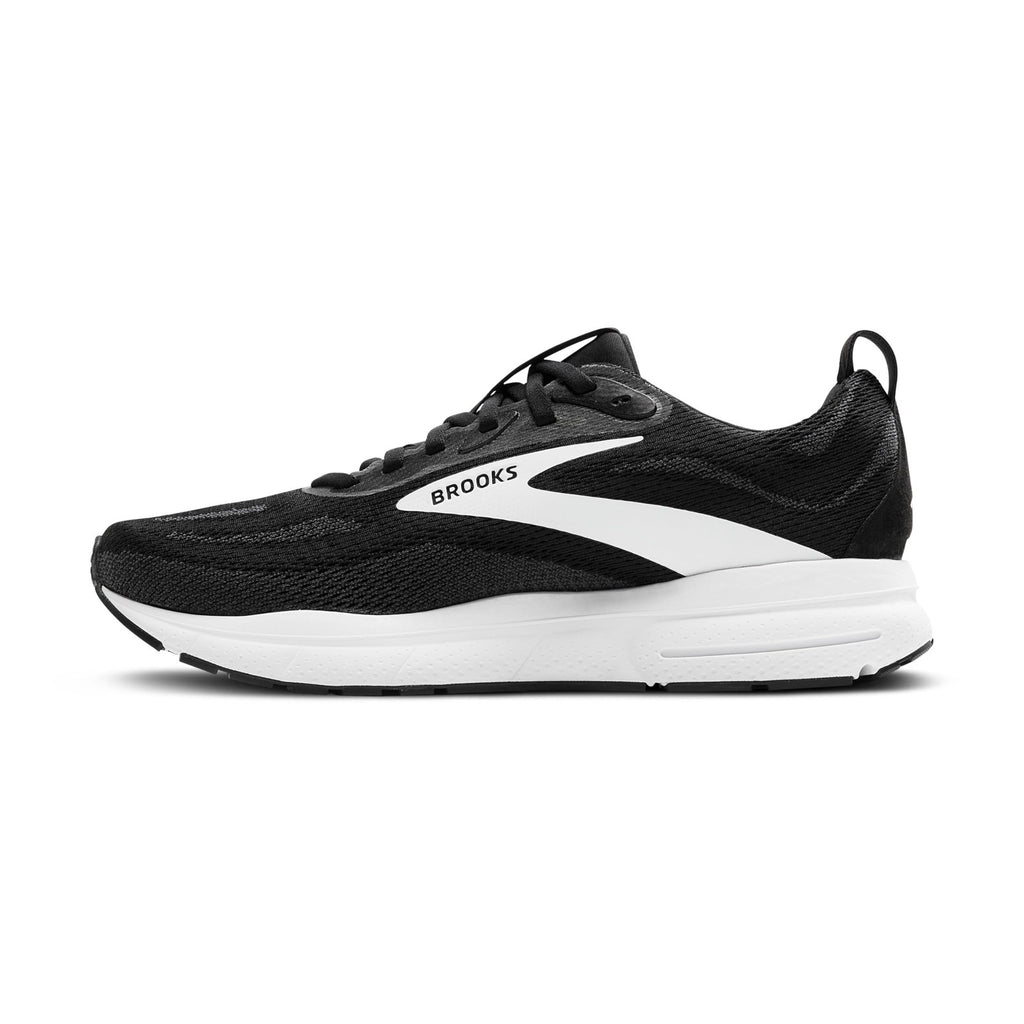 Brooks Women’s Trace 4 Neutral Running Shoe - Black/Grey/White - 7 Wide