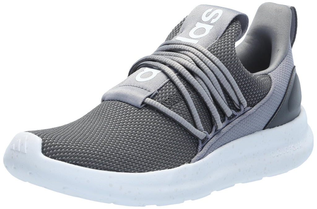 adidas Men's Lite Racer Adapt 7.0 Sneaker, Grey/Grey/White, 8